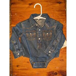 Wrangler Jean Cowboy Onesie Baby